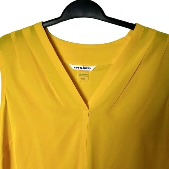 Y2K NWT Nygard blouse ,S/M &L , sheer smock,sleeveless chiffon type blouse.EC - Picture 4 of 10